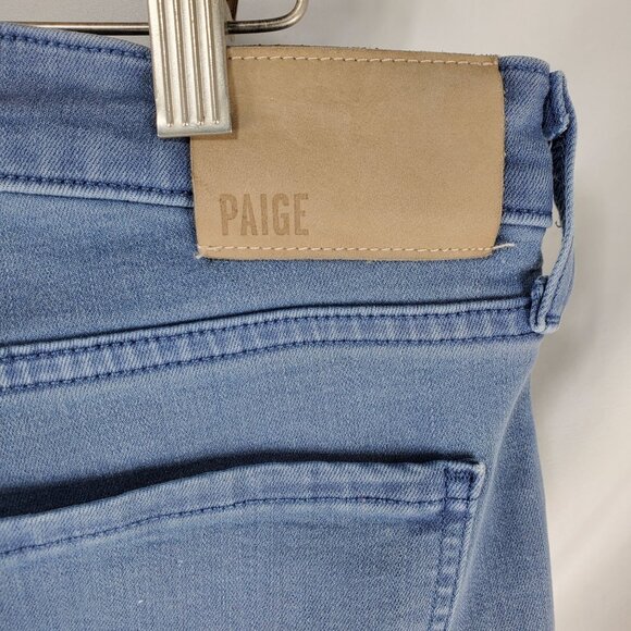 Paige Men's Blue Federal Straight Leg Jeans Slim Fit Denim Stretch Size 33 - Picture 7 of 14